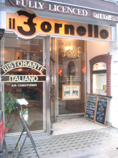 The frontage of Il Fornello ... looks small, but the restaurant extends far back from the road