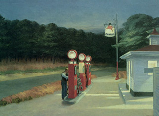 Gas by Edward Hopper