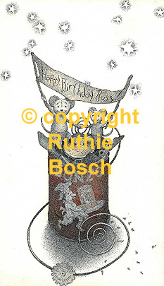 Ruthie Bosch postcard