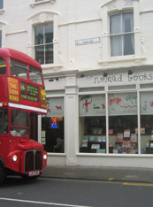 The No 14 'bus passes by Nomad Books